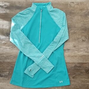Under Armour Aqua Blue Half-Zip Pullover